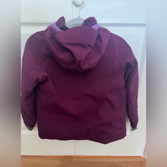 REI kids snow/ski coat. Size small (8). Plum/purple - Picture 3 of 8